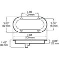 thumbnail image 3 of Anderson Trailer V822KR7 LED Oval Stop Turn/Brake Tail Light 7-7/8  w/Flange, 3 of 5