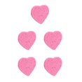 thumbnail image 3 of Soidarity Paquete de 10 esponjas de limpieza de la piel esponja de celulosa de limpieza profunda esponjas de limpieza facial en forma de corazón Rosa 5piezas Soidarity CBP194767, 3 of 5