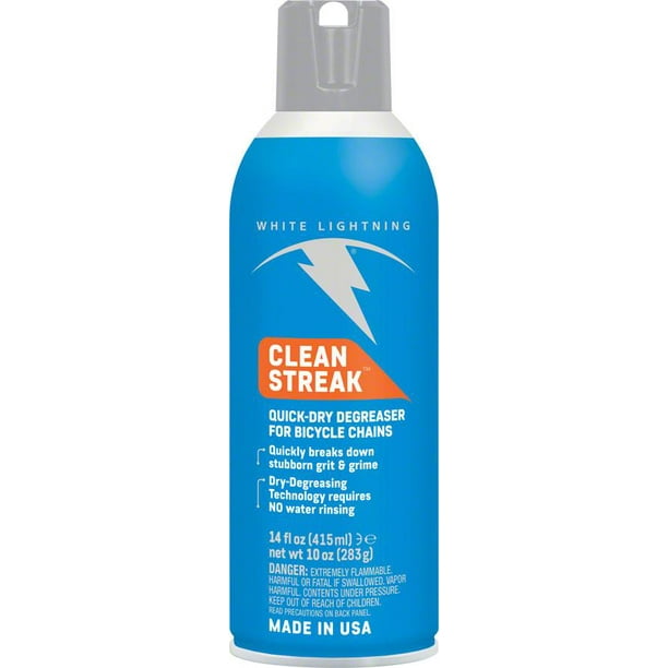 White Lightning Clean Streak QuickDry Bicycle Chain Degreaser
