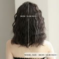 thumbnail image 4 of Women's Short Curly Wavy Dark Brown Synthetic Wig - Heat Resistant, Thick and Natural, Suitable for Everyday Wear, Parties, Cosplay, Easy to Care For and Style, Wig Accessory, Party Hair Accessory, M, 4 of 10