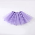 thumbnail image 3 of Tutu Skirts for Women Girls Adult Elastic 3 Layered Tulle Tutu Skirt with Sequin Stars Retro 80's Bubble Skirt Wine, 3 of 7