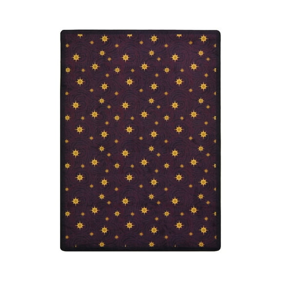 Milky Way 3'10" x 5'4" Area Rug In Color Wine