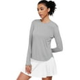 thumbnail image 3 of [4 Pack] Cadmus Women's UPF 50+ UV Shirts Long Sleeve Workout Sun Shirt Hiking Runing Fishing Tops Quick Dry Lightweight, 3 of 9