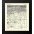 thumbnail image 2 of USGS 12x14 Black Modern Framed Museum Art Print Titled - Cucamonga California Quad - USGS 1932, 2 of 5