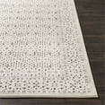 thumbnail image 3 of Surya Bahar BHR-2308 24x35" Rectangle Fabric Area Rug in Charcoal/Light Beige, 3 of 8