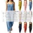 thumbnail image 3 of YuXingFu Jumpsuits for Women Casual Petite Women Spring and Summer Solid Color with Pockets Wide Legs Jumpsuit Watermelon Red M, 3 of 6