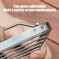 thumbnail image 3 of Vrorvz Réchaud de Camping Portable Extérieur Support Pliant Réglable en Acier Inoxydable pour Pique-Nique BBQ et Cuisine de Randonnée, 3 of 5