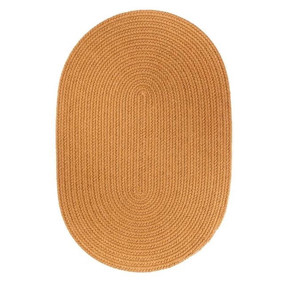 Rhody Rug S036R048X072 Solid 4x6 Rug New Gold