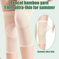 thumbnail image 3 of QHUDLV 1Pair Summer Thin Knee Support Brace Sports Knee Pads Gym Running I2I, 3 of 9