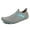Gray, variant on AUXDIQ Water Shoes Women Men Quick Dry Aqua Shoes Barefoot Beach Swim Shoes, White, 9 US