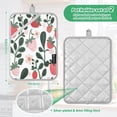 thumbnail image 3 of A Seamless Pattern with Cute Strawberries Square Insulation Pads 2 Piece Heat Resistant 338 Degrees F Oven Mitts for Kitchen Table BBQ Microwave and Other Cooking Occasions, 3 of 7