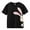 Black, variant on Ruyang Easter Short Sleeve Shirt for Girls 2025 Trendy Cute Bunny Graphic Print Crewneck Tunic Blouse Casual Sport Tops