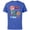 Royal Heather, variant on Disney PIXAR Feelin’ Fine One Day At A Time - Short Sleeve Cotton T-Shirt for Adults - Customized-Black