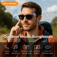 thumbnail image 3 of Newest Smart Glasses V5.4, Touch Control HD Calls & Lossless Music Magnetic Charging 50Hr Battery Ultralight 30g Design for Men & Women, 3 of 10