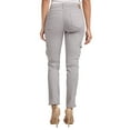 thumbnail image 2 of Miss Halladay Women's Stretch Twill Skinny Cargo Jeans Ankle Length Zip Bottom, 2 of 3