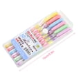 thumbnail image 3 of Clearance Sale!Rainbow Neutral Pen 0.8mm Color Watercolor Pen Student Creative Marker Pen Six In One Fluorescent Pen, 3 of 8