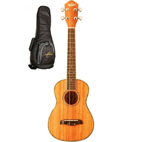 Oscar Schmidt Tenor Ukulele w/ Gig Bag - Koa - OU6K