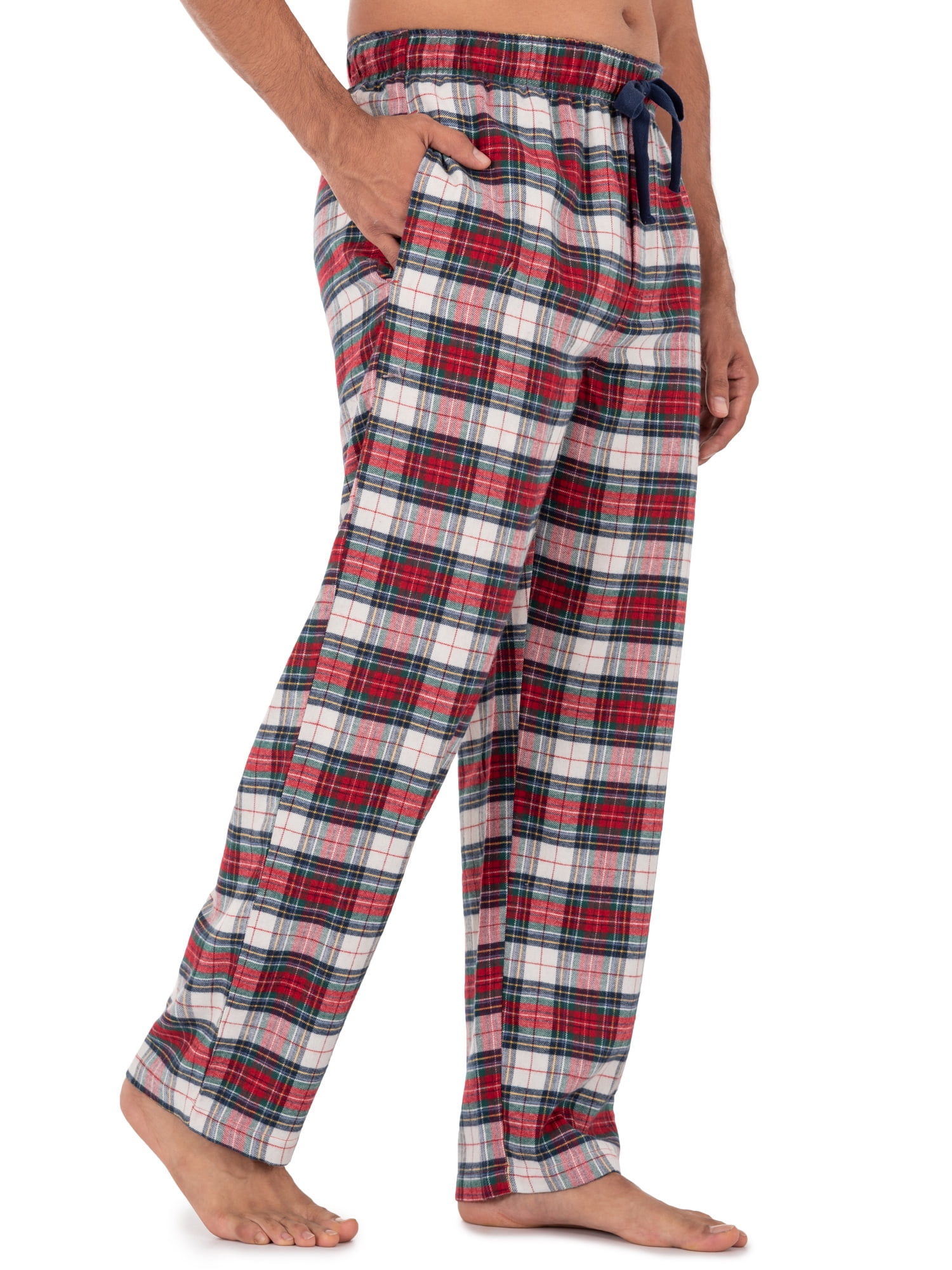 George Men's Plaid Woven Flannel Sleep Pants