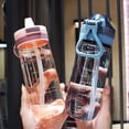 thumbnail image 4 of 1PC Bottle Leak Proof & Dishwasher Water Bottle Lid Locked & Angled Feature Interchangeable Lid 22oz Colors: Blue Green Coloured, 4 of 6