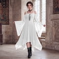 thumbnail image 7 of Gothic Dress Women 2026 Halloween Costumes Adults Witch Dress White M, 7 of 7