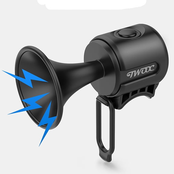 BallsFHK Bicycle Electronic Bell 120 DB E-bike Trumpet Alarm Cycling Audio Alert Safety Riding Bike Par