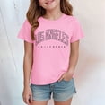 thumbnail image 2 of TOWED22 Toddler Girls T Shirts Graphic Short Sleeve Shirts 2-7 Years Cotton Baby Girl Cartoon Print Tees Clothes(Pink,5-6 Y), 2 of 4
