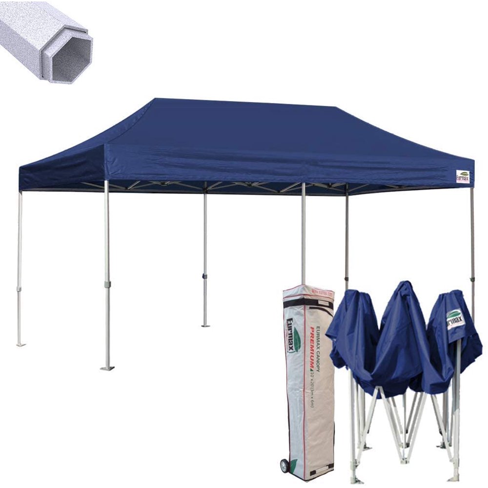 Eurmax Premium 10 x 20 EZ Pop up Canopy Tent Wedding Party Canopies