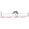 thumbnail image 4 of vidaXL Chicken Coop 10x2x2 m Galvanised Steel, 4 of 4