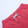 thumbnail image 4 of Gibobby Conjunto de sudadera informal para mujer informal de terciopelo para mujer, sudadera de manga larga con estampado de letras, pantalones con bolsillo, (Rojo,CH), 4 of 4