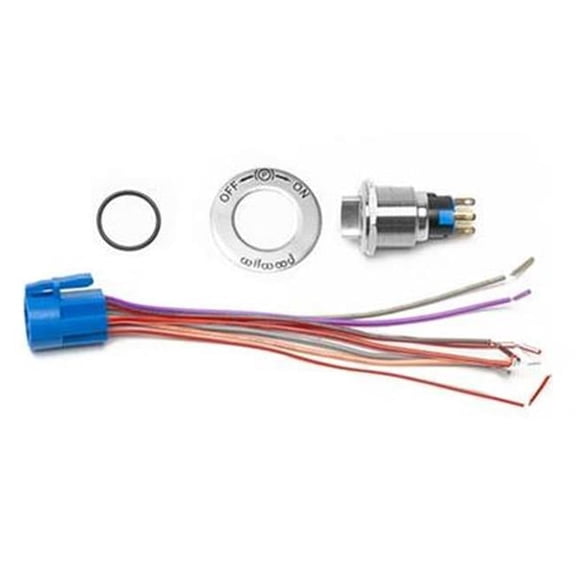 Wilwood Electronic Parking Brake Caliper Switch Kit w/ On/Off Sticker - 300-15936