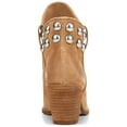 thumbnail image 2 of Sam Edelman Wildie Camel Suede Studs Slip On Pointed Toe Block Heel Ankle Boots (Camel Suede, 8.5), 2 of 3