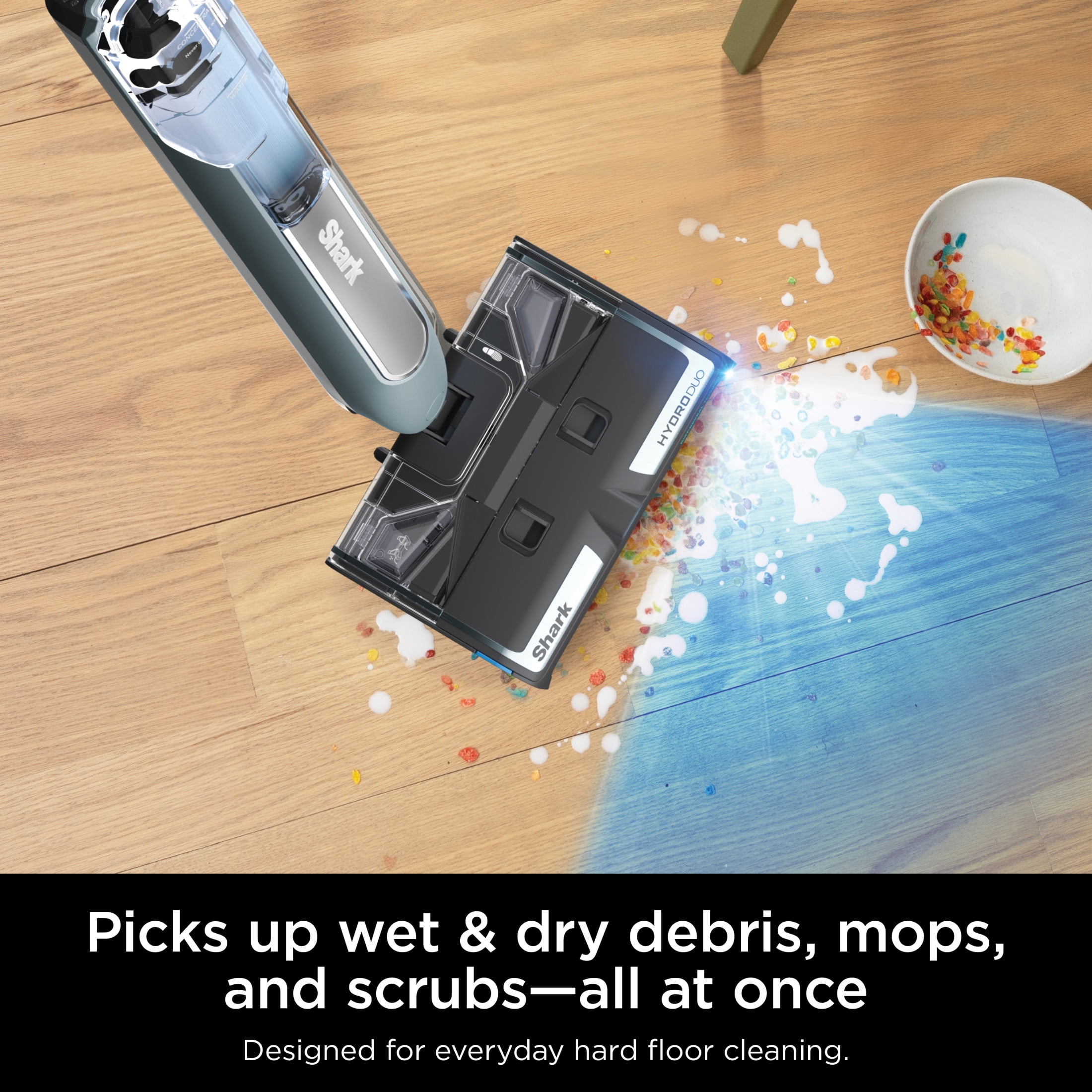Shark HydroDuo Cordless Hard Floor Cleaning System with Dirt-Reveal Technology for Wet & Dry Pickup, WW200