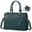 Deep Green, variant on Purses and Handbags for Women Shoulder Tote Bags Work Satchel for 11" iPad PU Leather Top-Handle Handbag Purses for Office Daily,Black