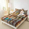 thumbnail image 3 of jejeloiu Fishing Lures Full Size Sheets,Underocean Animal Bed Sheets,Watercolor Fish Sheet Sets,Ultra Soft Bedroom Decoration,4-Piece, 3 of 7