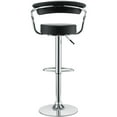 thumbnail image 4 of Modern Contemporary Dining Kitchen Bar Stools Set of Three Black, 4 of 5