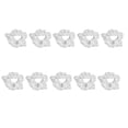 thumbnail image 2 of Soumake 10Pcs Nail Ornaments Bright Color Sparkling Shiny Visual Effect Creative Shape Wide Application Show Unique Charm Alloy 3D Metal Manicure Decor Nail Accessories For Nail Salon Practical, 2 of 8