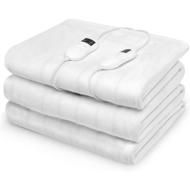 Heated Electric Mattress Pad King Size w/ 8 Temperature Regulation and