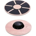 thumbnail image 3 of Balance Board Non-Slip Wooden Surface Therapy Board Balance Pad Professional, 3 of 5