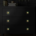 thumbnail image 5 of 4PCS Square Cabinet Fluorescence Knob Glowing in the Dark Furniture Drawer Pulls Handle with Screws Galaxy, 5 of 5