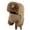 Khaki, variant on FAWUUDO Winter Hat for Men Women Trapper Hat with Ear Flaps, Windproof Trooper Hat for Cold Weather Hunting Skiing