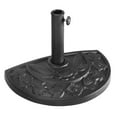 thumbnail image 1 of Costway Base de Parasol Demi-Ronde de Patio Extérieur 20 Pieds' Support en Résine Table de Terrasse Pare-Soleil, 1 of 10