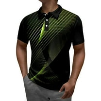 Gubotare Mens Golf Shirt Moisture Wicking Quick-Dry Short Sleeve Casual Polo Shirts for Men (Green,M)