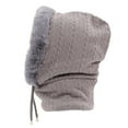 thumbnail image 3 of Gorro de invierno, gorro de invierno para mujer, gorro térmico, bufanda, gorro de invierno para mujer, bufanda, instalación sin esfuerzo, 3 of 8