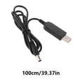 thumbnail image 5 of USB 5V to 4.2V 8.4V 12.6V 5.5x2.1mm Charging Line Converter Power Charging Cable for 18650 Lithium Batteries Pack, 5 of 7