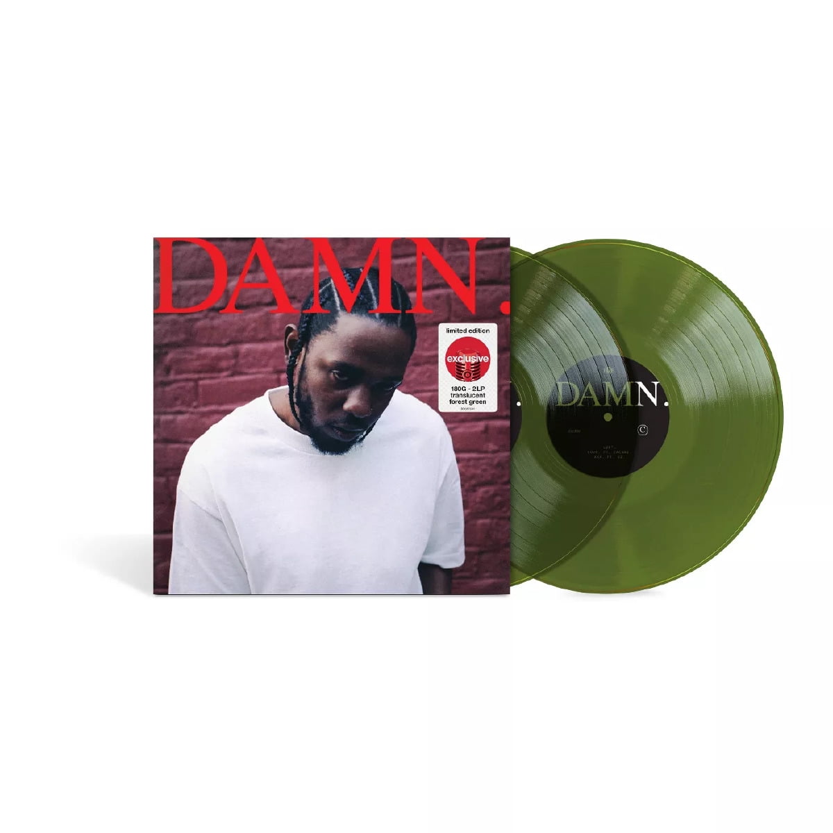Kendrick Lamar - Damn Translucent Forest Green Exclusive Vinyl LP 