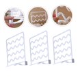 thumbnail image 4 of Closet Shelf Dividers for Wire Shelving, Plastic Partition Panels for Clothes Storage, Adjustable Organizer for Bedroom Wardrobe Closet(Gray), 4 of 8