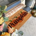 thumbnail image 2 of Halloween Autumn Welcome Pumpkin Welcome Crystal Velvet Mat Pumpkin Mat Thanksgiving Welcome Pumpkin Decorative Door Mat Household Mat Pumpkin Door Rug, 2 of 4