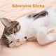 thumbnail image 5 of Juguetes interactivos para gatos de interior Silvervine para gatos Juguetes de hierba gatera para gatos de interior Juguete masticable para la limpieza de dientes de gatos Dentición de, 5 of 7