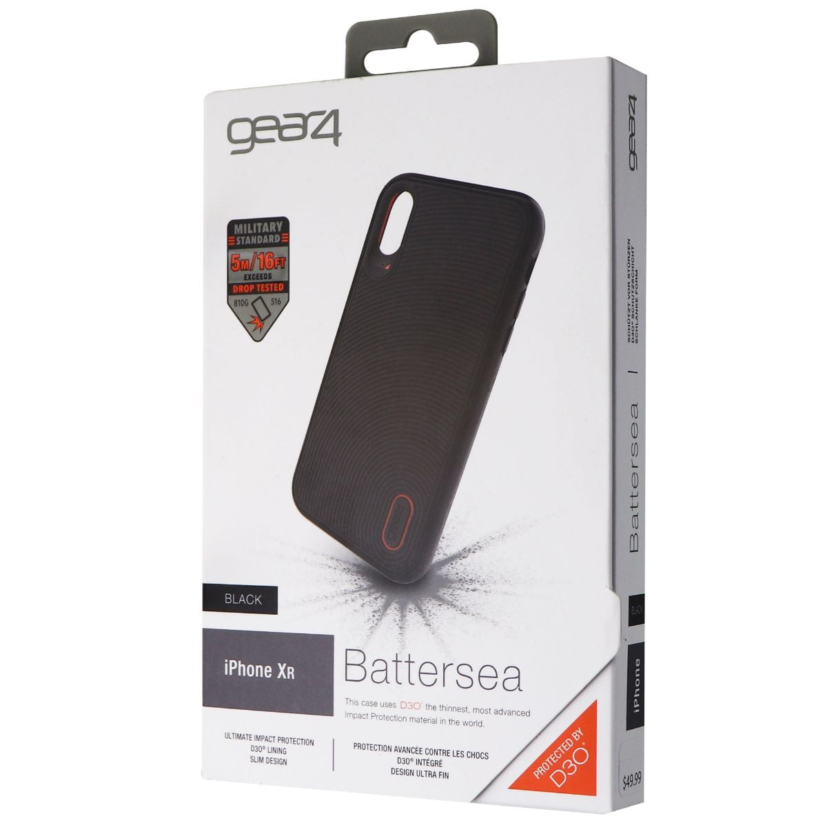 sponsor Productie Manieren Gear4 Battersea Series Hybrid Case for Apple iPhone XR - Black / Orange -  Walmart.com