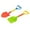 Multicolor, variant on 2PCS Kids' Snow Shovel Toys - 31.5x9.5x8cm, Flexible PP Material, Cartoon Design, Ideal for Snow Play/Raking/Building